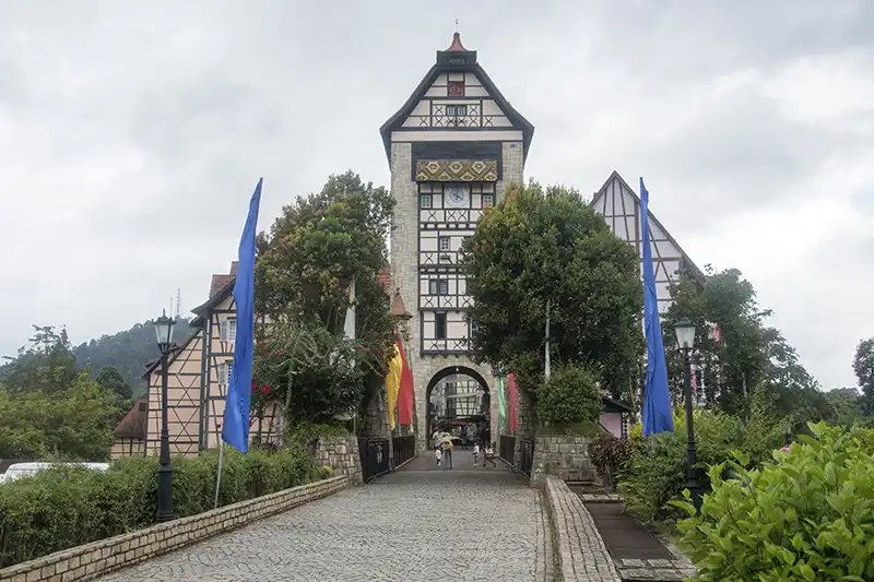 The Ultimate Guide To The 10 Best Day Trips from Kuala Lumpur (Local Expert Edition) 9 Entrance walkway to Colmar Tropicale, the French-inspired village at Bukit Tinggi.